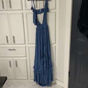 NWOT Free People Santa Maria Dress in blue